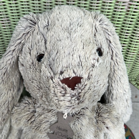 Historie d’Ours Paris Stuffed Lapin / Rabbit 70cm Beige - Picture 2 of 12